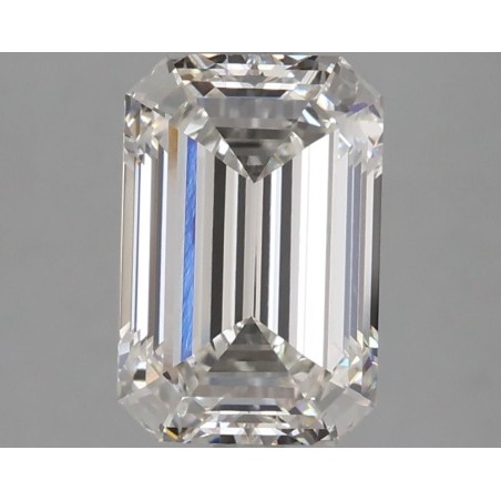 Diament laboratoryjny bezbarwny szlif szmaragdowy, 2.5ct, VVS2, F, IGI LG631472454