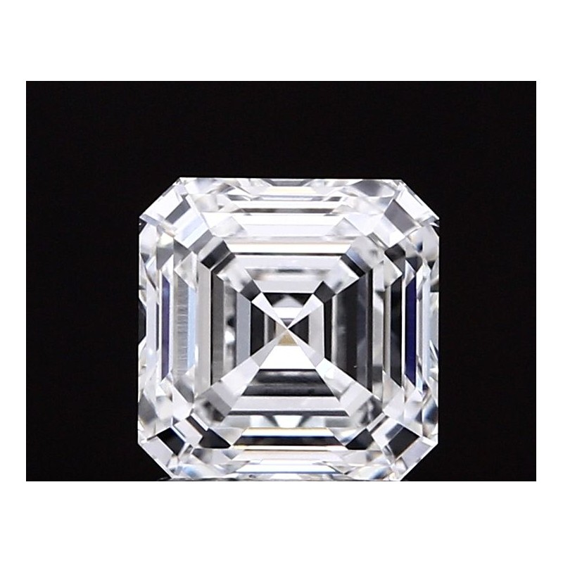 Diament laboratoryjny bezbarwny asscher, 2ct, VVS1, F, IGI LG713537135