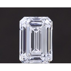 Diament laboratoryjny bezbarwny szlif szmaragdowy, 1.84ct, VVS1, D, IGI LG713537337