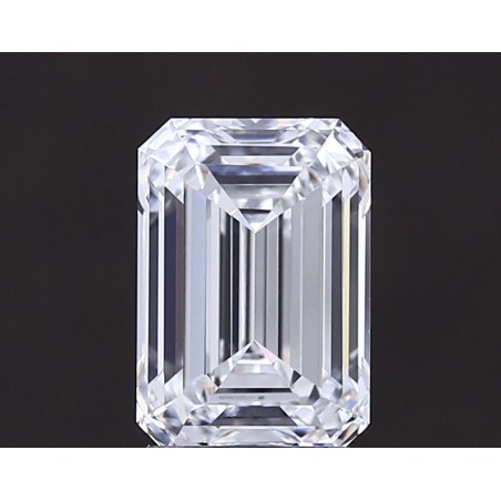 Diament laboratoryjny bezbarwny szlif szmaragdowy, 1.84ct, VVS1, D, IGI LG713537337