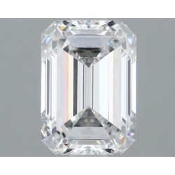 Diament laboratoryjny bezbarwny szlif szmaragdowy, 1.48ct, VVS2, E, IGI LG648432708