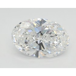 Diament laboratoryjny bezbarwny szlif owalny, 2.01ct, VVS2, D, GIA 6492381049