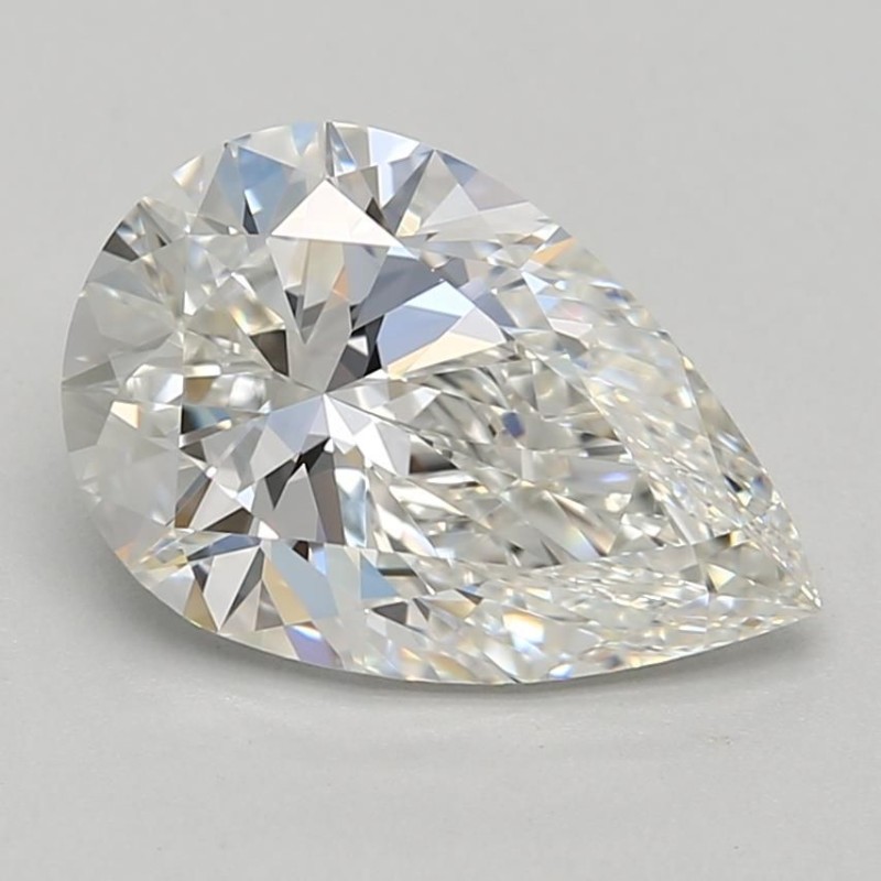 Diament laboratoryjny bezbarwny szlif gruszkowy, 2.01ct, IF, F, GIA 6502360871