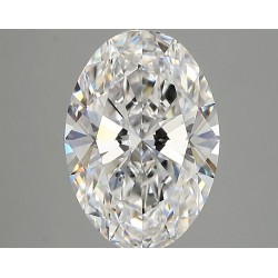 Diament laboratoryjny bezbarwny szlif owalny, 3ct, VVS2, E, IGI LG746526916