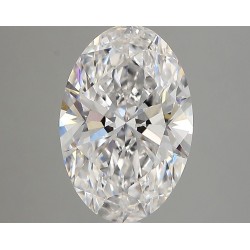 Diament laboratoryjny bezbarwny szlif owalny, 3ct, VVS2, D, IGI LG746519488