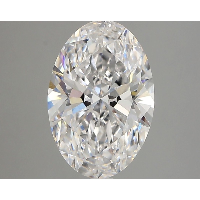 Diament laboratoryjny bezbarwny szlif owalny, 3ct, VVS2, D, IGI LG746519488