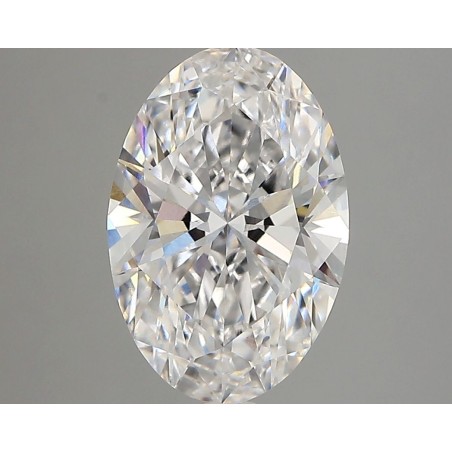 Diament laboratoryjny bezbarwny szlif owalny, 3ct, VVS2, D, IGI LG746519488