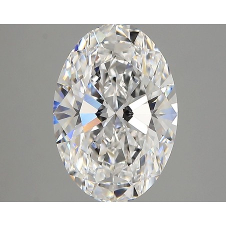 Diament laboratoryjny bezbarwny szlif owalny, 3ct, VVS2, D, IGI LG746526918
