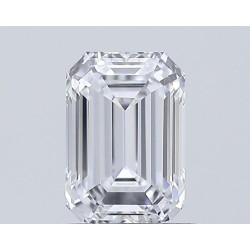 Diament laboratoryjny bezbarwny szlif szmaragdowy, 1.02ct, VVS2, D, IGI LG640441345