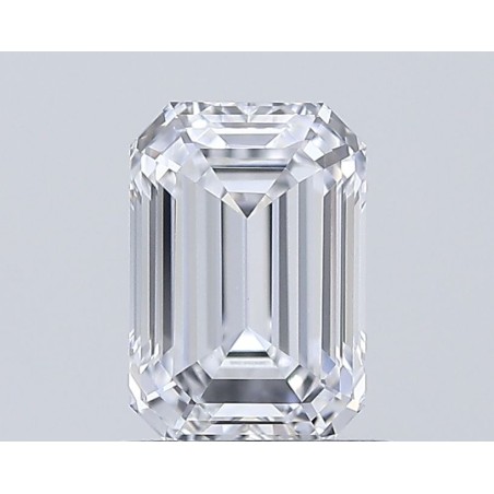 Diament laboratoryjny bezbarwny szlif szmaragdowy, 1.02ct, VVS2, D, IGI LG640441345