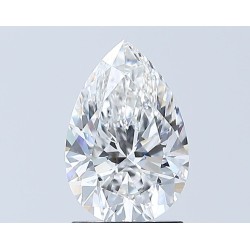 Diament laboratoryjny bezbarwny szlif gruszkowy, 1.55ct, VVS2, E, IGI 627415348