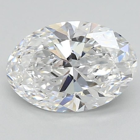 Diament laboratoryjny bezbarwny szlif owalny, 1.59ct, VVS2, D, IGI LG724583353