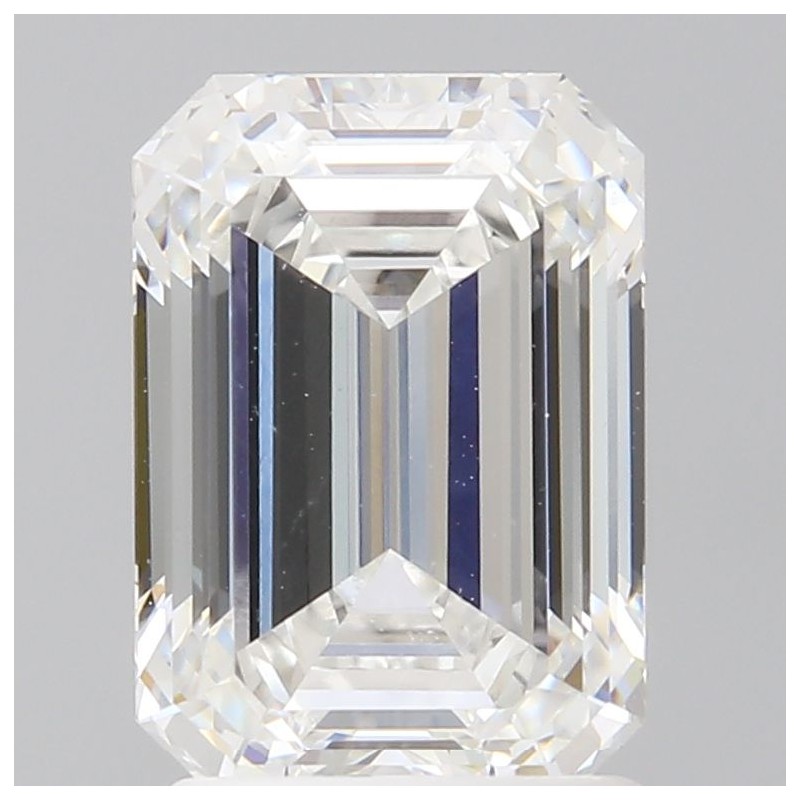 Diament laboratoryjny bezbarwny szlif szmaragdowy, 2.09ct, VVS2, E, IGI LG741531178