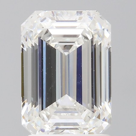 Diament laboratoryjny bezbarwny szlif szmaragdowy, 2.09ct, VVS2, E, IGI LG741531178