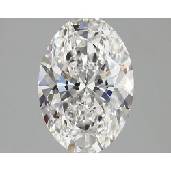 Diament laboratoryjny bezbarwny szlif owalny, 2.91ct, VVS2, E, IGI LG746527918