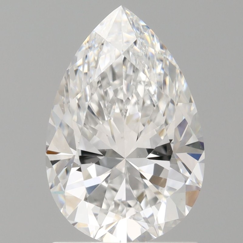 Diament laboratoryjny bezbarwny szlif gruszkowy, 1.54ct, VVS2, D, IGI LG741531188