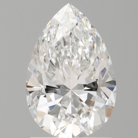 Diament laboratoryjny bezbarwny szlif gruszkowy, 1.54ct, VVS2, D, IGI LG741531188