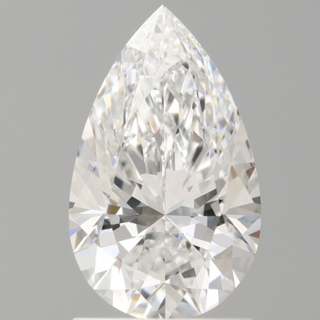 Diament laboratoryjny bezbarwny szlif gruszkowy, 1.51ct, VVS2, D, IGI LG741531183
