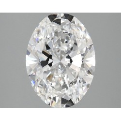 Diament laboratoryjny bezbarwny szlif owalny, 2.52ct, VVS2, D, IGI LG732503891