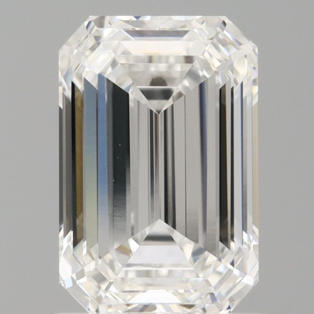 Diament laboratoryjny bezbarwny szlif szmaragdowy, 1.5ct, VVS2, D, IGI LG741531187