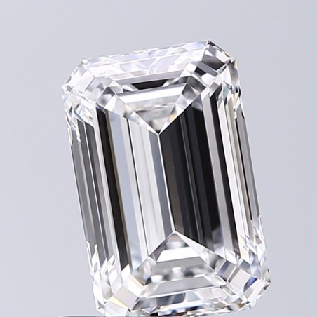 Diament laboratoryjny bezbarwny szlif szmaragdowy, 2.9ct, VVS2, D, GIA 2486530121