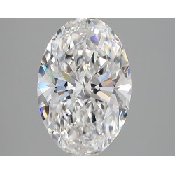 Diament laboratoryjny bezbarwny szlif owalny, 2.78ct, VVS2, E, IGI LG744521149