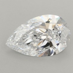 Diament laboratoryjny bezbarwny szlif gruszkowy, 2.09ct, IF, D, IGI LG634471155