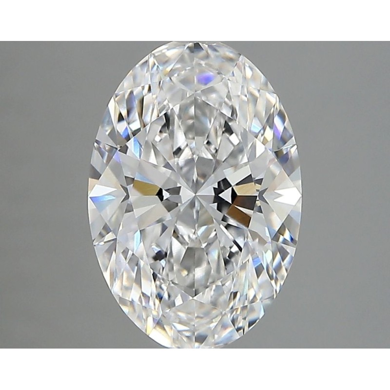 Diament laboratoryjny bezbarwny szlif owalny, 2.76ct, VVS2, D, IGI LG740507231