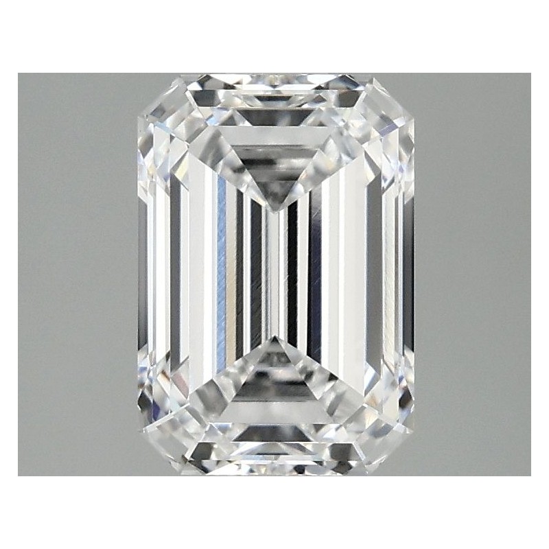 Diament laboratoryjny bezbarwny szlif szmaragdowy, 2.09ct, VVS2, D, IGI LG733570851