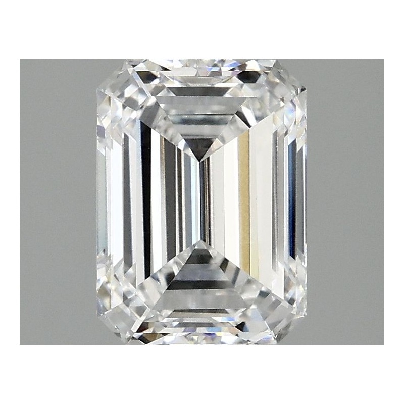 Diament laboratoryjny bezbarwny szlif szmaragdowy, 2.09ct, VVS2, D, IGI LG737516757