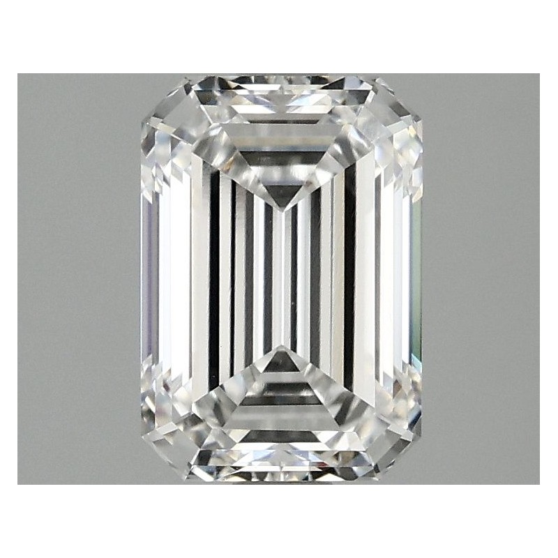 Diament laboratoryjny bezbarwny szlif szmaragdowy, 2.07ct, VVS2, D, IGI LG735532955