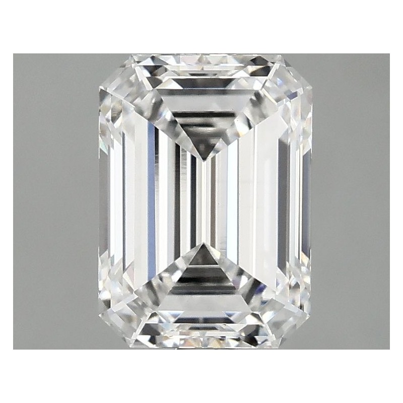 Diament laboratoryjny bezbarwny szlif szmaragdowy, 2.09ct, VVS2, D, IGI LG735554379