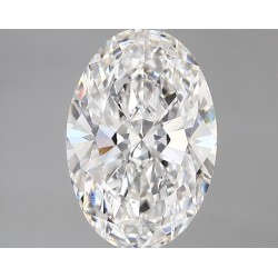 Diament laboratoryjny bezbarwny szlif owalny, 2.75ct, VVS2, D, IGI LG729586071