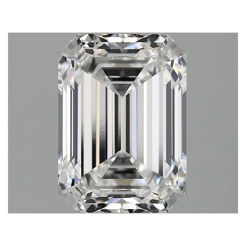 Diament laboratoryjny bezbarwny szlif szmaragdowy, 2.09ct, VVS2, D, IGI LG735593286