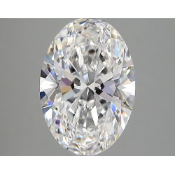 Diament laboratoryjny bezbarwny szlif owalny, 2.81ct, VVS2, D, IGI LG731504177