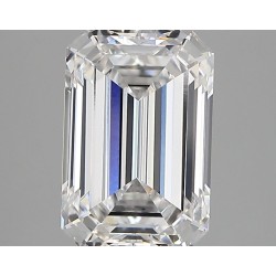 Diament laboratoryjny bezbarwny szlif szmaragdowy, 2.79ct, VVS2, E, IGI LG746511645