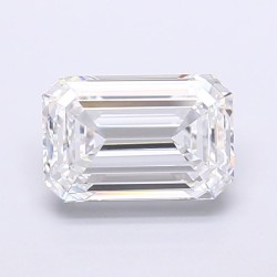 Diament laboratoryjny bezbarwny szlif szmaragdowy, 2.95ct, VVS1, D, IGI LG737560404