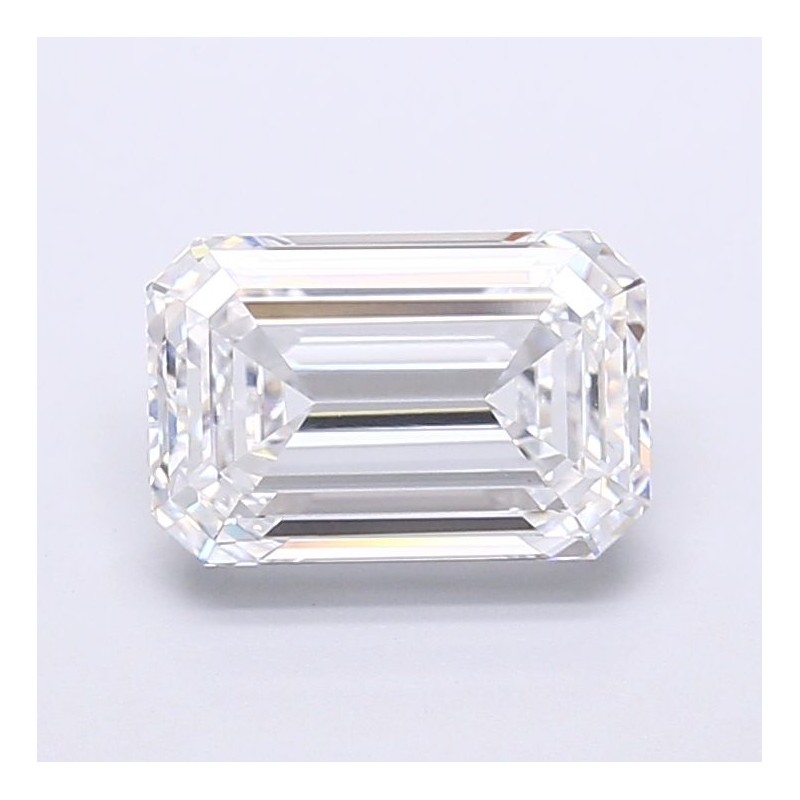 Diament laboratoryjny bezbarwny szlif szmaragdowy, 2.95ct, VVS1, D, IGI LG737560404