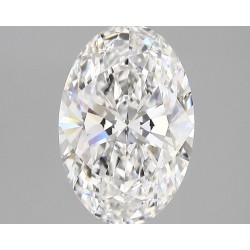 Diament laboratoryjny bezbarwny szlif owalny, 2.74ct, VVS2, E, IGI LG737537139