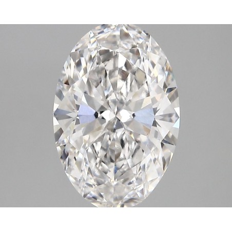 Diament laboratoryjny bezbarwny szlif owalny, 2.73ct, VVS2, F, IGI LG737537150