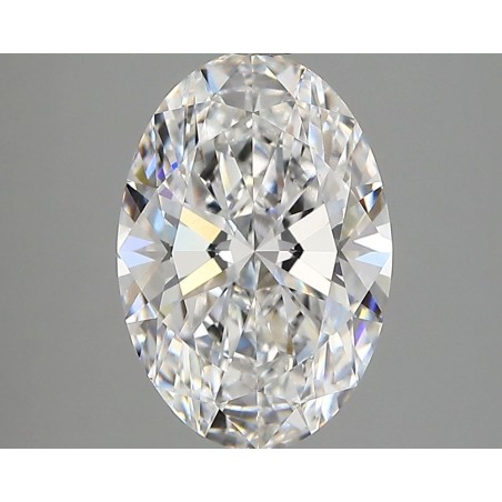 Diament laboratoryjny bezbarwny szlif owalny, 2.72ct, VVS2, D, IGI LG729554562