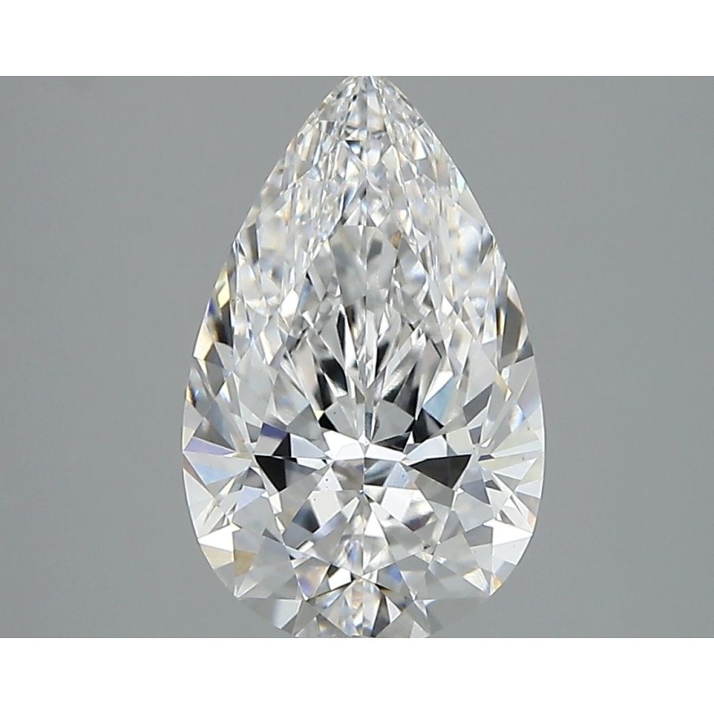 Diament laboratoryjny bezbarwny szlif gruszkowy, 2.51ct, VVS2, D, IGI LG745526464