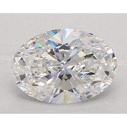Diament laboratoryjny bezbarwny szlif owalny, 1.06ct, VVS2, D, IGI LG655450986