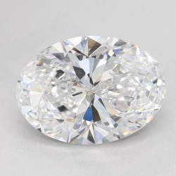Diament laboratoryjny bezbarwny szlif owalny, 2.29ct, IF, D, GIA 3515079673