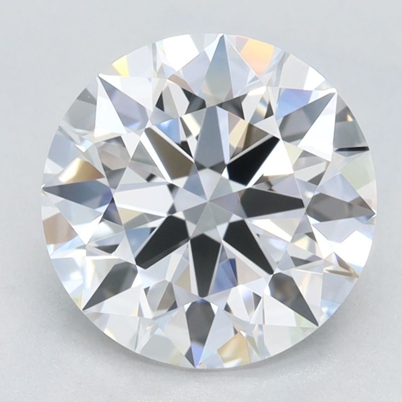 Diament laboratoryjny bezbarwny szlif okrągły, 2.38ct, IF, D, GIA 6502487868