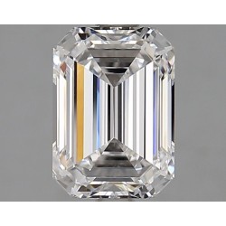 Diament laboratoryjny bezbarwny szlif szmaragdowy, 2.01ct, VVS2, D, GIA 2504868341