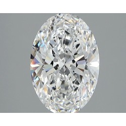 Diament laboratoryjny bezbarwny szlif owalny, 2.24ct, VVS2, D, IGI LG745526486