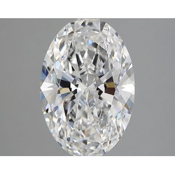 Diament laboratoryjny bezbarwny szlif owalny, 2.18ct, VVS2, D, IGI LG746545949