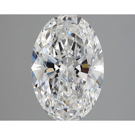 Diament laboratoryjny bezbarwny szlif owalny, 2.18ct, VVS2, D, IGI LG746545949