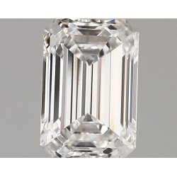 Diament laboratoryjny bezbarwny szlif szmaragdowy, 1.92ct, VVS2, D, IGI LG745526407
